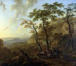 欧洲12-19世纪油画二_BERCHEM, Nicolaes - Mountainous Landscape with Muleteers
